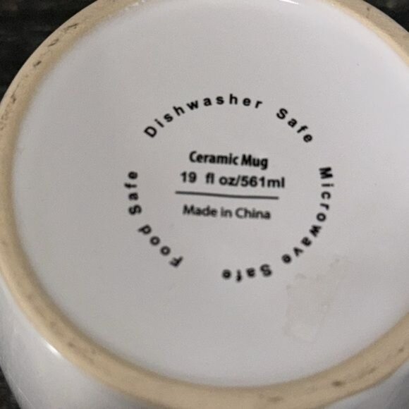 Ceramic Mug With Inspirational Quote "Live Simply Laugh Often Love Lots"  19 Oz - Picture 4 of 6